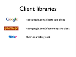 Web Services and Android - OSSPAC 2009