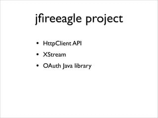 Web Services and Android - OSSPAC 2009