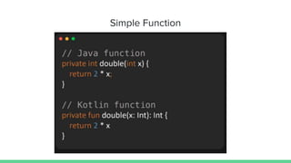 Simple Function
 