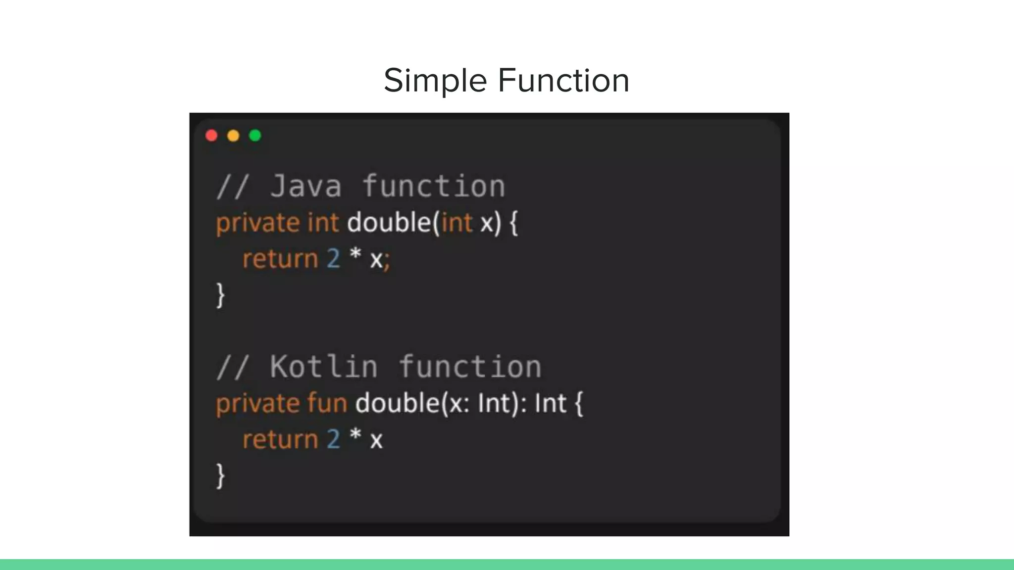 Simple Function 