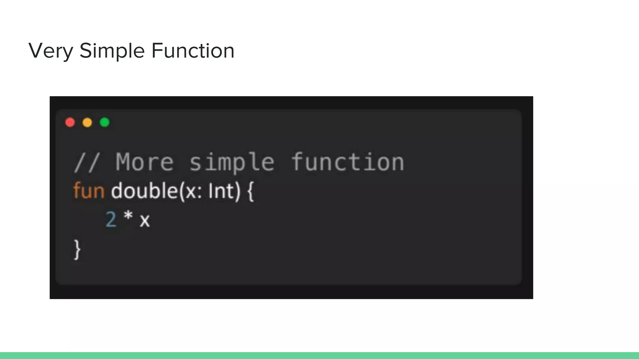 Very Simple Function 