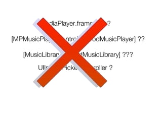 MediaPlayer.framework?

[MPMusicPlayerController iPodMusicPlayer] ??

   [MusicLibrary sharedMusicLibrary] ???
        UIImagePickerController ?
 