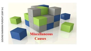 Miscellaneous
Causes
GOVIND
NARAYAN
PUROHIT
(GNP
Sir)
 