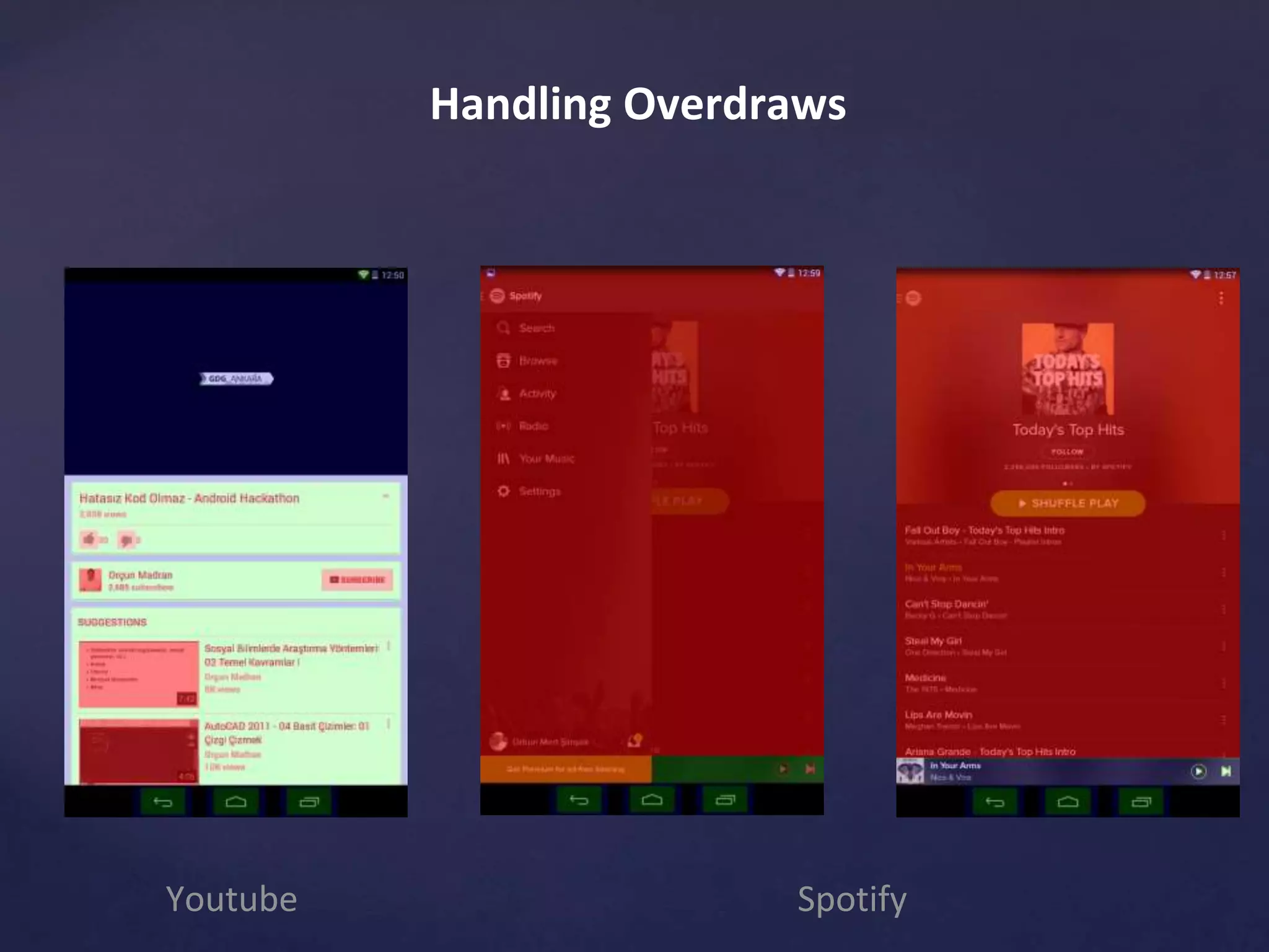 «Lint» Usage 
The lint tool checks your Android project source files for potential 
bugs and optimization improvements for correctness, security, 
performance, usability, accessibility, and internationalization. * 
http://developer.android.com/tools/debugging/improving-w-lint.html 
 