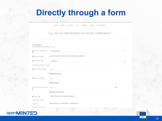 13
Directly through a form
This is where the footer goes
 