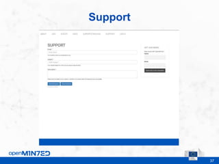 37
Support
This is where the footer goes
 