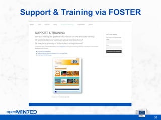 38
Support & Training via FOSTER
This is where the footer goes
 