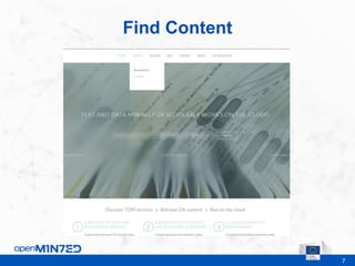 7
Find Content
This is where the footer goes
 