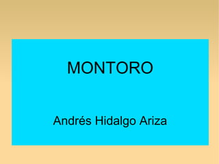 MONTORO


Andrés Hidalgo Ariza
 