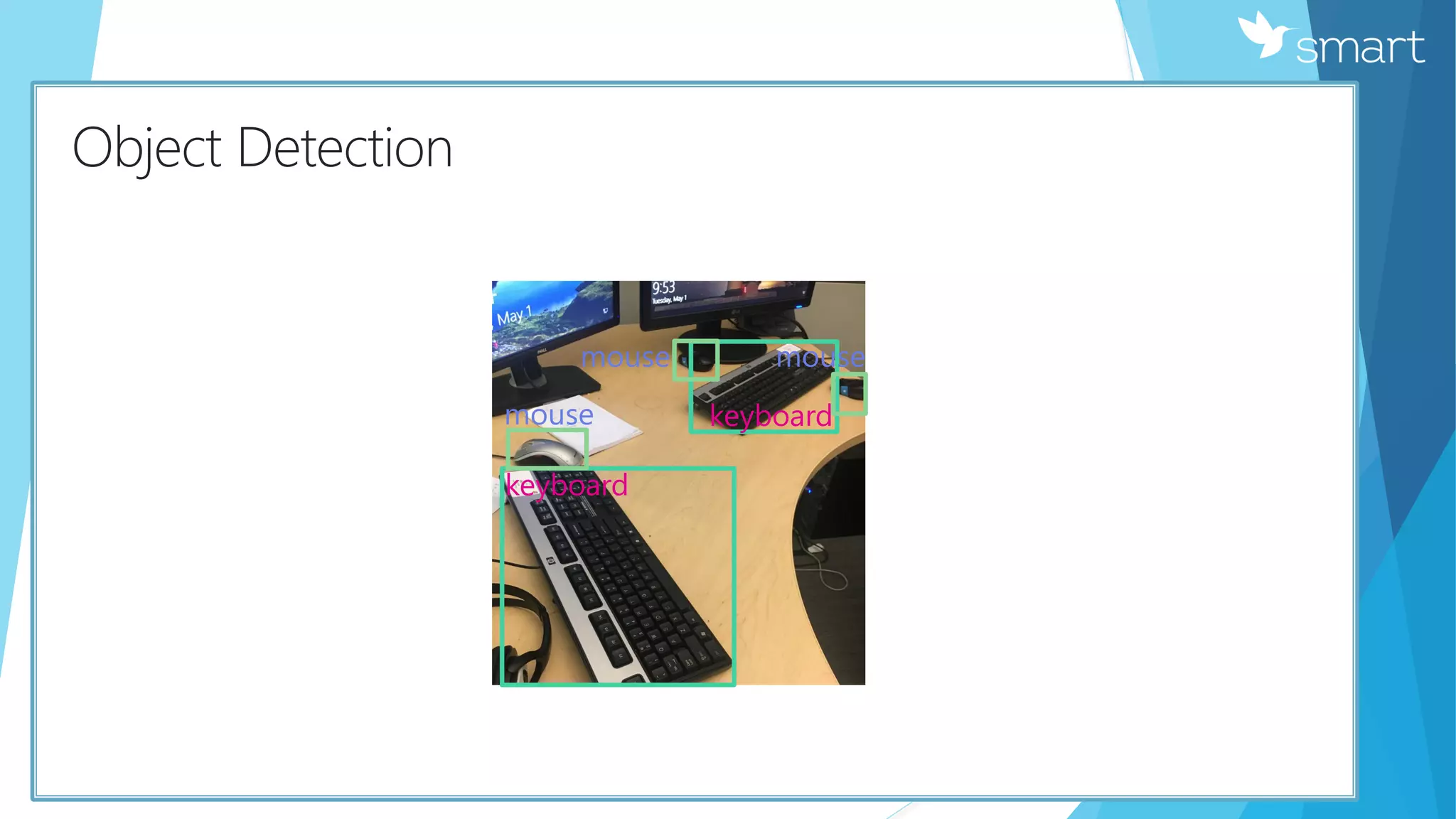 КObject Detection
keyboard
mouse keyboard
mouse mouse
 