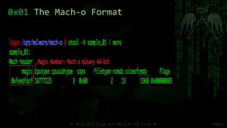 0x01 The Mach-o Format
 