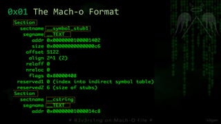 0x01 The Mach-o Format
 