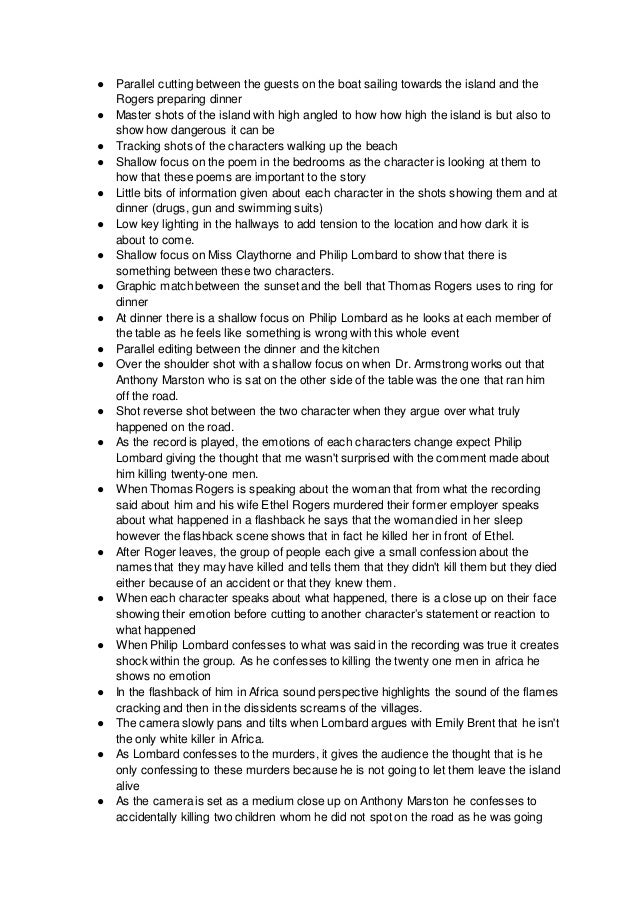 and then there were none poem