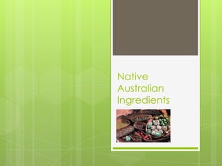 Native
Australian
Ingredients
 