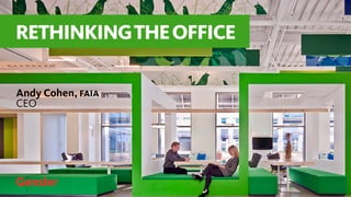 RETHINKING THE OFFICE

Andy Cohen, FAIA
CEO
 