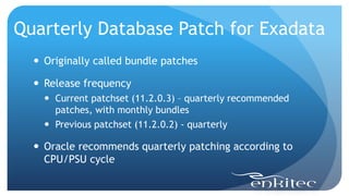 Exadata Patching Demystified | PDF