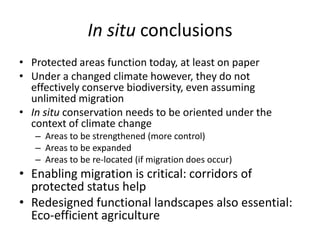 Andy  Jarvis Are Protected Areas Enough To Conserve Biodiversity In 2050    G B I F  Science  Symposium  Oct 2009