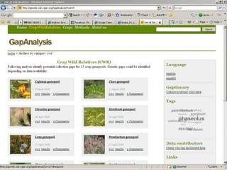 Andy  Jarvis Are Protected Areas Enough To Conserve Biodiversity In 2050    G B I F  Science  Symposium  Oct 2009