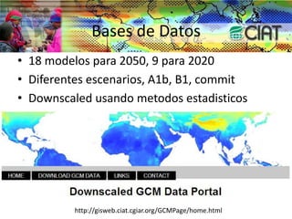 Andy  J    Climate Change Scenarios For  Colombia    Bogota  M I D A S  Sept 2009