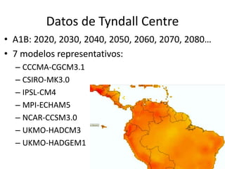 Andy J   Escenarios De Cambio Climatico Para Colombia