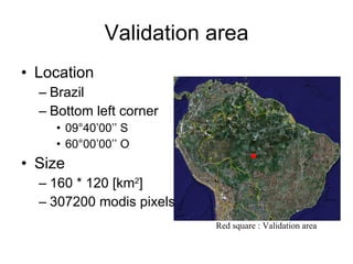 Andy  Jarvis and Louis Reymondin - PARASID  Near Real Time Monitoring Of Deforestation Using A Neural  Aug 2009