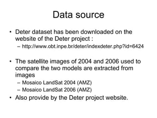 Andy  Jarvis and Louis Reymondin - PARASID  Near Real Time Monitoring Of Deforestation Using A Neural  Aug 2009