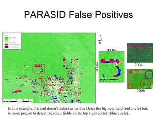Andy  Jarvis and Louis Reymondin - PARASID  Near Real Time Monitoring Of Deforestation Using A Neural  Aug 2009