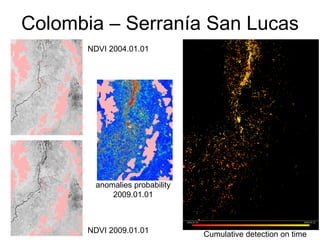 Andy Jarvis - Parasid Near Real Time Monitoring Of Habitat Change Using A Neural Network And Modis Data Ideam Sept 2009