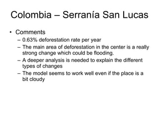 Andy Jarvis - Parasid Near Real Time Monitoring Of Habitat Change Using A Neural Network And Modis Data Ideam Sept 2009