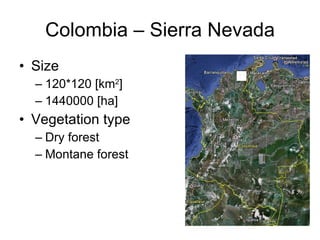 Andy Jarvis - Parasid Near Real Time Monitoring Of Habitat Change Using A Neural Network And Modis Data Ideam Sept 2009