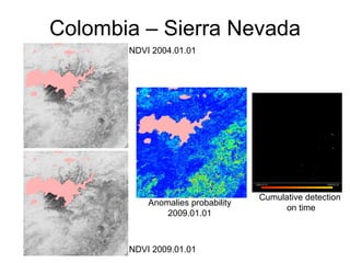 Andy Jarvis - Parasid Near Real Time Monitoring Of Habitat Change Using A Neural Network And Modis Data Ideam Sept 2009