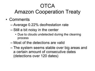 Andy Jarvis - Parasid Near Real Time Monitoring Of Habitat Change Using A Neural Network And Modis Data Ideam Sept 2009