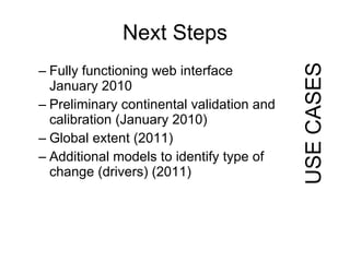 Andy Jarvis Parasid Near Real Time Monitoring Of Habitat Change Using A Neural Network And Modis Data Tnc Science Cabinet Sept 2009