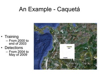Andy Jarvis Parasid Near Real Time Monitoring Of Habitat Change Using A Neural Netwrok And Modis Data Conida Sept 2009