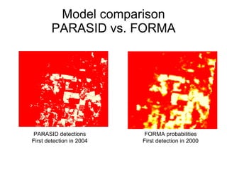 Andy Jarvis Parasid Near Real Time Monitoring Of Habitat Change Using A Neural Netwrok And Modis Data Conida Sept 2009