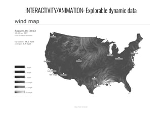 http://hint.fm/wind/
INTERACTIVITY/ANIMATION: Explorable dynamic data
 