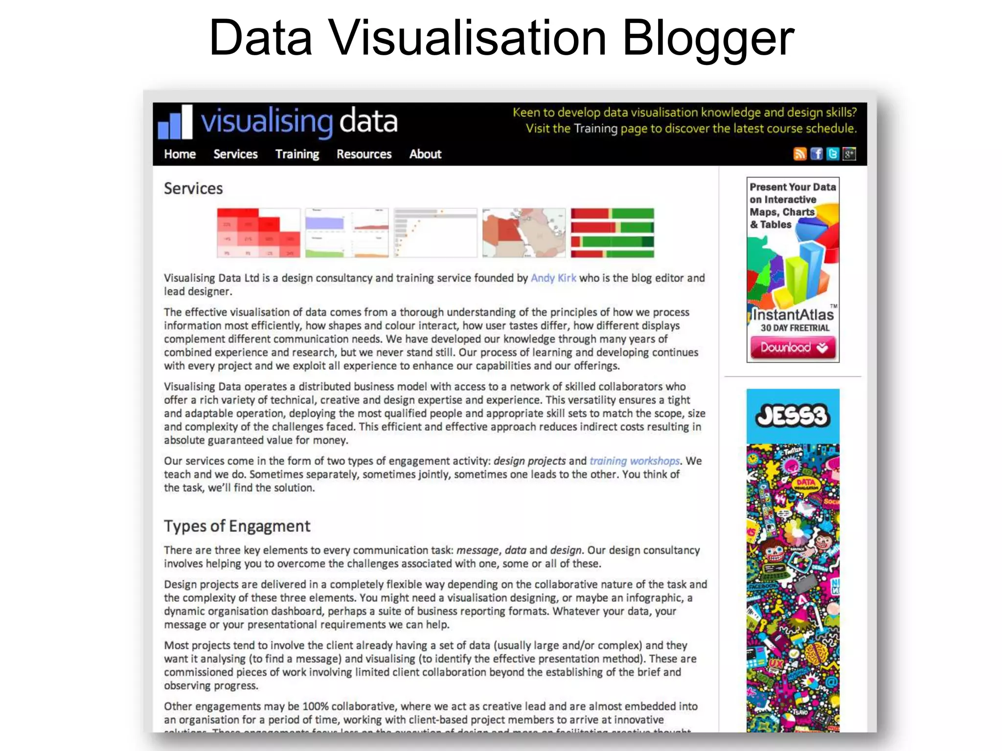 Data Visualisation Blogger
 