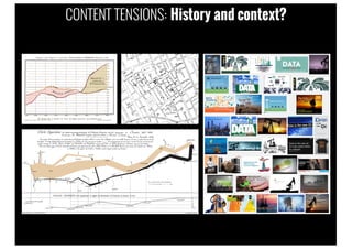 CONTENT TENSIONS: History and context?
 
