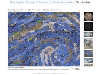 Running the Numbers II: Portraits of global mass culture | Chris Jordan




                    http://www.chrisjordan.com/gallery/rtn2/#gyre2
 