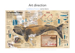 La Ballena Franca | Jaime Serra
Art direction
http://www.malofiej21.com/la-ballena-franca-grafico-mas-influente-de-los-ultimos-veinte-anos/
 