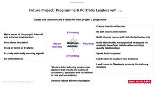 Andy Macintosh, BAE Systems: Developing our Project Management ...