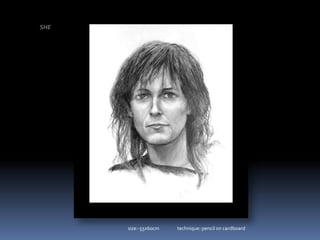 SHEsize:-55x60cm                 technique: pencil on cardboard 