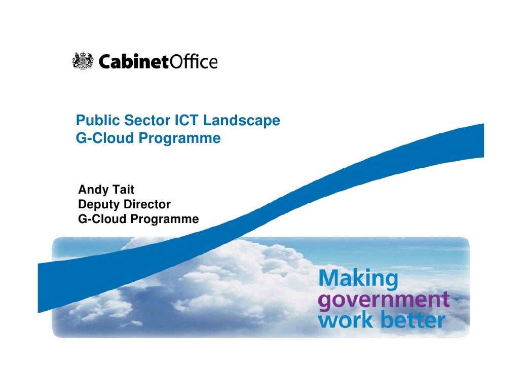 Andy Tait, Office public sector ICT landscape