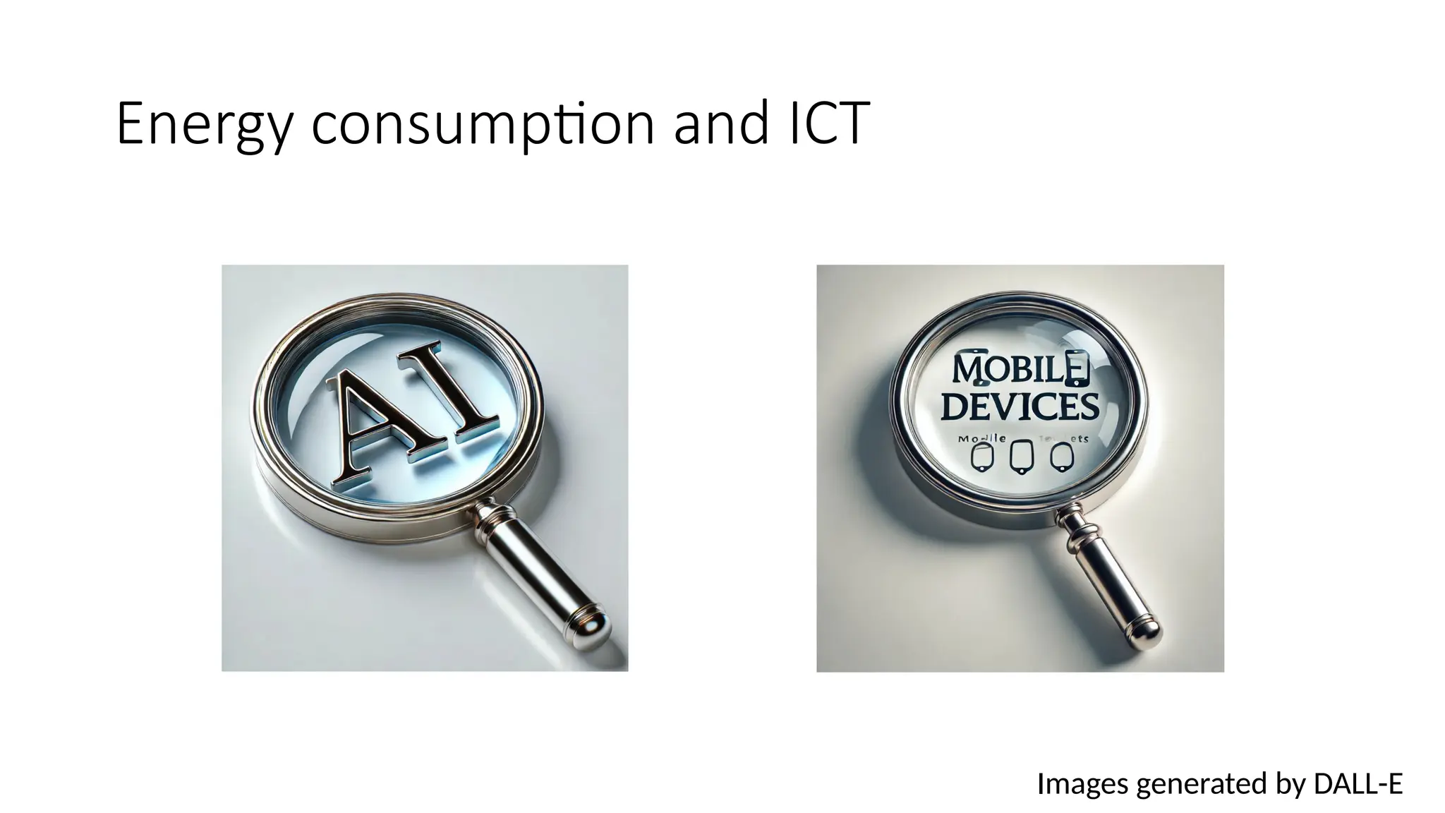 Energy consumption and ICT
Images generated by DALL-E
 