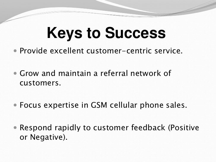 Write customer service business plan