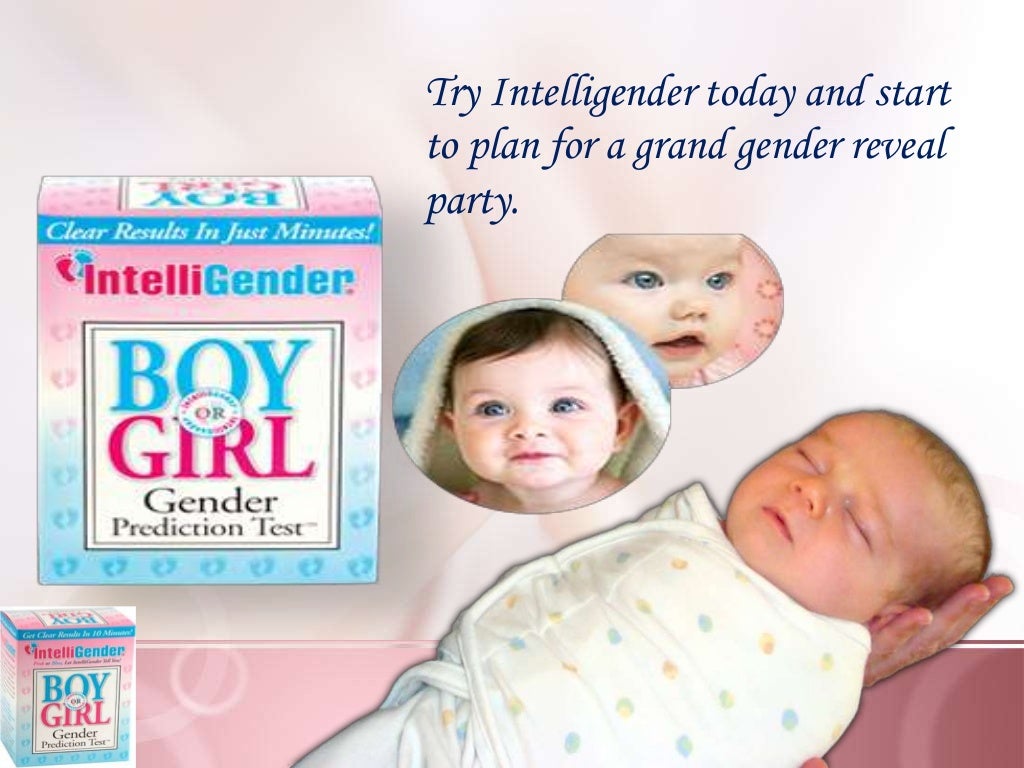 An easy baby gender prediction test you can take at home