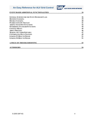 An easy reference for alv grid control (1) | PDF