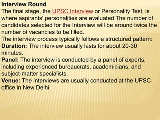An Educational Presentation on Career for Future UPSC | PPTX