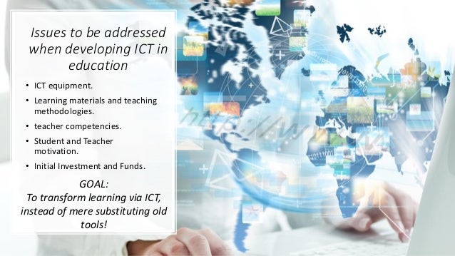 An effective use of ict for education and
