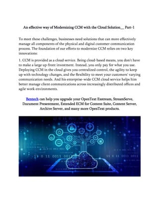 An effective way of Modernizing CCM with the Cloud Solution__ Part-1.pdf